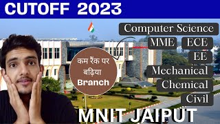 MNIT JAIPUR Cutoff 2023  For All Branches  Category Wise  jee [upl. by Fergus399]