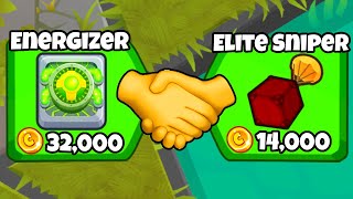 This Sniper Combination Makes Too Much Money Bloons TD Battles 2 [upl. by Sabec]