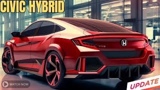 NEW 2025 Honda Civic Hybrid Official Reveal  FIRST LOOK [upl. by Bahe]