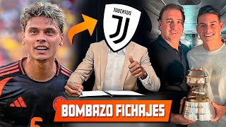 BOMBAZO COLOMBIANO x JUVENTUS FIRMA CONTRATO l MERCADO de FICHAJES l SANCION a COLOMBIA [upl. by Ahsinyar]