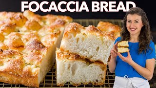 HOW TO MAKE SOFT and CRISPY FOCACCIA BREAD [upl. by Iznik]