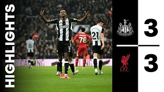 Newcastle United 3 Liverpool 3  Premier League Highlights [upl. by Hogan]