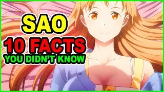 10 Sword Art Online Things You Didn’t Know Sword Art Online Season 3 Ordinal Scale Facts [upl. by Lokin290]