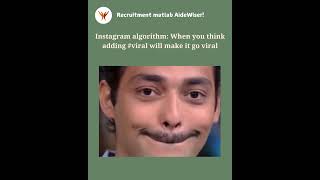 Instagram Algorithm  Memes  Viral [upl. by Gravante]