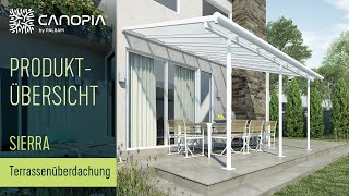 Palram  Canopai  Sierra™ Terrassenüberdachung  Eine elegante Lösung DE [upl. by Angele]