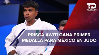 Prisca Awiti gana medalla de PLATA en judo para México en Juegos Olímpicos de París 2024 [upl. by Correna]