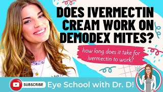 Does ivermectin cream work on Demodex mites How quickly does ivermectin work on Demodex mites [upl. by Alyson975]