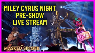 Miley Cyrus Night preshow  Masked Singer [upl. by Ettenwad]