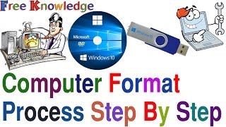 HOW TO FORMAT COMPUTER AND INSTALL ANY OPERATING SYSTEM STEP BY STEP IN HINDIURDU [upl. by Nicolette613]