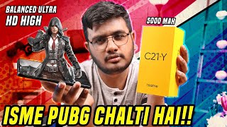 realme C21Y Unboxing  The PUBG Performance Surprised Me [upl. by Iborian]