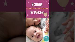 Schöne Geschwisternamen für Mädchen Namensinspiration short vornamenfürmädchen babynamen baby [upl. by Trebla]