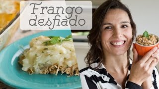 FRANGO DESFIADO NA PANELA DE PRESSÃO receita prática e saudável [upl. by Dudden]