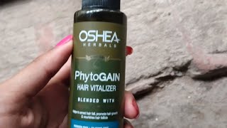 Oshea herbal quotphytogain hair vitalizerquot ব্যাবহার [upl. by Richia]