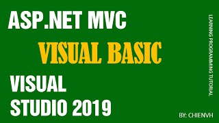 Create First ASPNET MVC using Visual Basic amp VS2019 [upl. by Frohman]