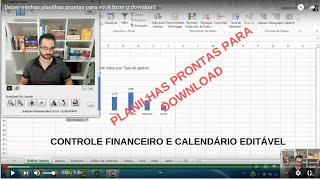 Deixei minhas planilhas prontas para você fazer o download [upl. by Yolane72]