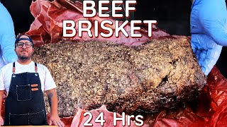 Smoked Brisket  Pellet Grill Beef Brisket For 24 Hours  Pit Boss Grills [upl. by Hcire]