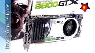 XFX GeForce 8800 GTX Graphics Card 600M 768MB DDR3 DUAL DVI TV XT PVT80FSHE9 [upl. by Nnybor231]