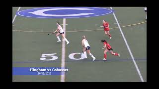 Cohasset Varsity Girls Field Hockey vs Hingham 10132022 [upl. by Portugal99]