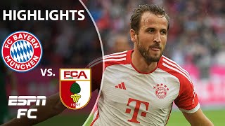 2️⃣ GOALS for Harry Kane 🚨 Bayern Munich vs Augsburg  Bundesliga Highlights  ESPN FC [upl. by Darra402]