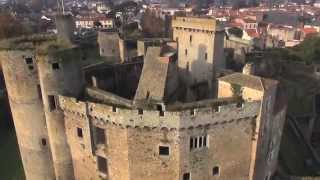 Château de Clisson forteresse médiévale [upl. by Enidualc]