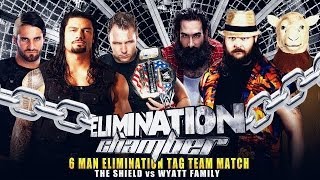 Elimination Chamber 2014  The SHIELD vs The WYATT Family [upl. by Herrle]