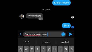 Wala ako magawa eh😂 knock knock jokes  part1 [upl. by Dyna738]