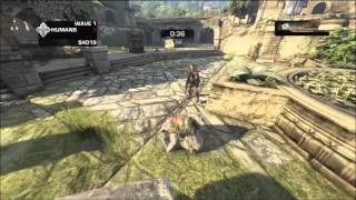 TICKER Gameplay Beast  Gears of War 3 [upl. by Isied909]