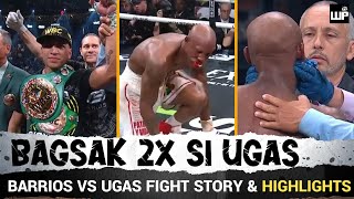 Mario Barrios 2 beses pina BAGSAK si Yordenis Ugas  Watch the Fight Story and Highlights [upl. by Eardnoed]