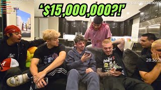 FaZe Reveal Their EARNINGS ft FaZe Rug Ron Jason Max Lacy Adapt [upl. by Ientruoc]