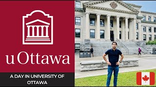 University of Ottawa Tour  Canada Vlog  Desi in Canada [upl. by Adnohral]