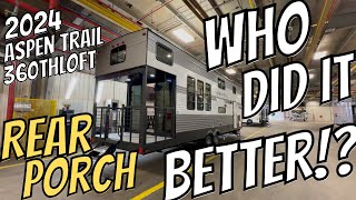 2024 Aspen Trail 360THLOFT  Rear Porch RV with a Loft [upl. by Kobi288]