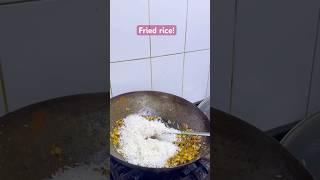 Fried rice Today our friend is making fried rice instead [upl. by Winton]