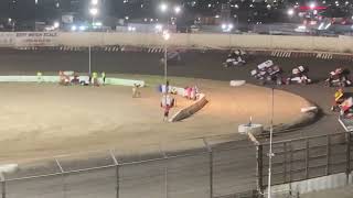 101924 Tulare Thunderbowl  360 Sprints  CMain Event  Night 3 Trophy Cup [upl. by Ail175]