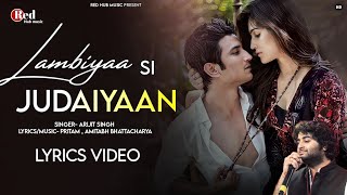 Mumkin Nahi Hai Tujhko Bhulana Lyrics Arijit Singh  Raabta  Sushant Singh Rajput Kriti Sanon [upl. by Ekihc406]