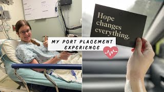 VLOG My Port Placement Experience [upl. by Ajnin511]