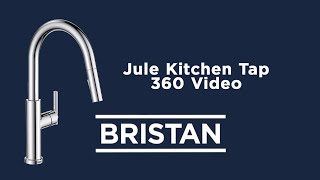 JULE PULLOUT Kitchen Tap 360 Spin Video [upl. by Aynat]