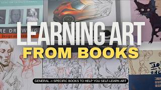 The Books I Use to SelfLearn Art  general to specific [upl. by Enelhtac]