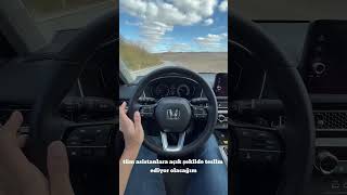 Honda Civic Kendi Kendine Viraj Alabilir Mi test [upl. by Eltrym262]