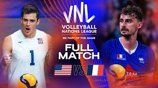 5Sets Battle for SemiFinal Spot 😳🏐 USA vs France  Quarter Finals  VNL 2023 [upl. by Aemat863]