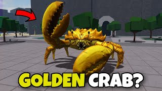 GOLDEN CRAB In Strongest Battlegrounds [upl. by Ev]