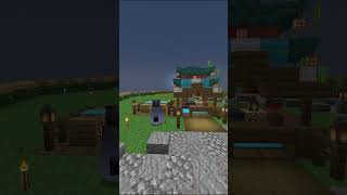 SMALL SHOP IN MINECRAFT HARDCORE TUTORIAL D minecraft gaming minecraftbuilding [upl. by Yrogiarc]