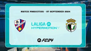 SD Huesca vs Burgos CF  Prediction  202425 LaLiga HyperMotion  EA FC 24 [upl. by Edualcnaej]