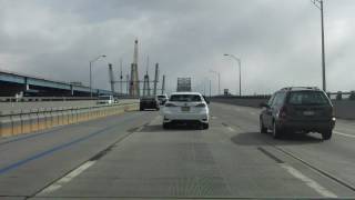 Tappan Zee Bridge southeastbound Early 2017 Construction Update [upl. by Ennoryt839]