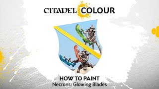 How to Paint Necrons Glowing Blades [upl. by Peg150]