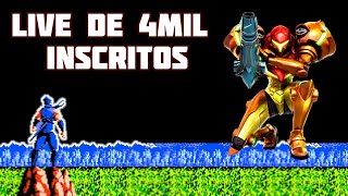 LIVE ESPECIAL de 4 MIL INSCRITOS  4 JOGOS PRA ZERAR  1 EXTRA [upl. by Aticnemrac]