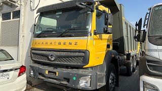 BharatBenz 2826 Tipper BS6 Phase2 2024 Model Review भारतबेंज़ 10 टायर टिप्पर [upl. by Elset]