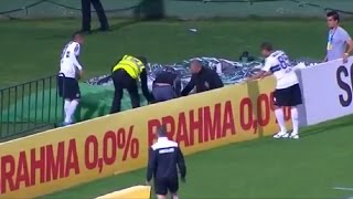 Player Falls In A Hole During His Goal Celebration  Unbelievable Moment HD [upl. by Okiam]