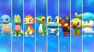 Pokémon Scarlet amp Violet The Indigo Disk  All Starters Evolutions HQ [upl. by Andrews54]