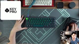 Keeb build  ประกอบคัสตอมคีบอร์ด D65 Build Stream [upl. by Enyawad]