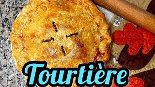 Flaky Tourtière  French Meat Pie  Autumn Recipe’s [upl. by Adnouqal]